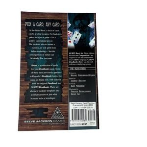 GURPS Deadlands Hexes RPG SJG Steve Jackson Games Spell Book